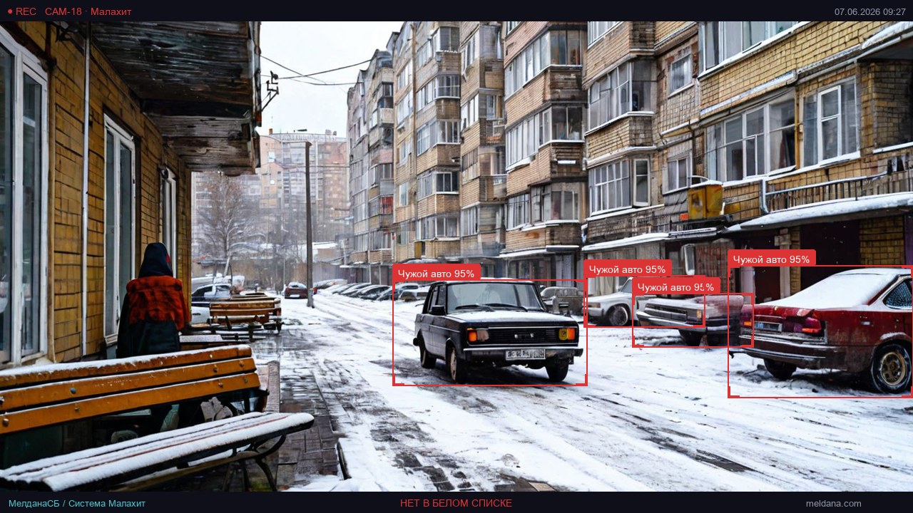 Контроль номеров на парковке ЖК в Омске — от 2 100 ₽/въезд/мес