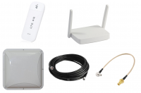 4G комплект для дома с USB модемом и Wi-Fi роутером 