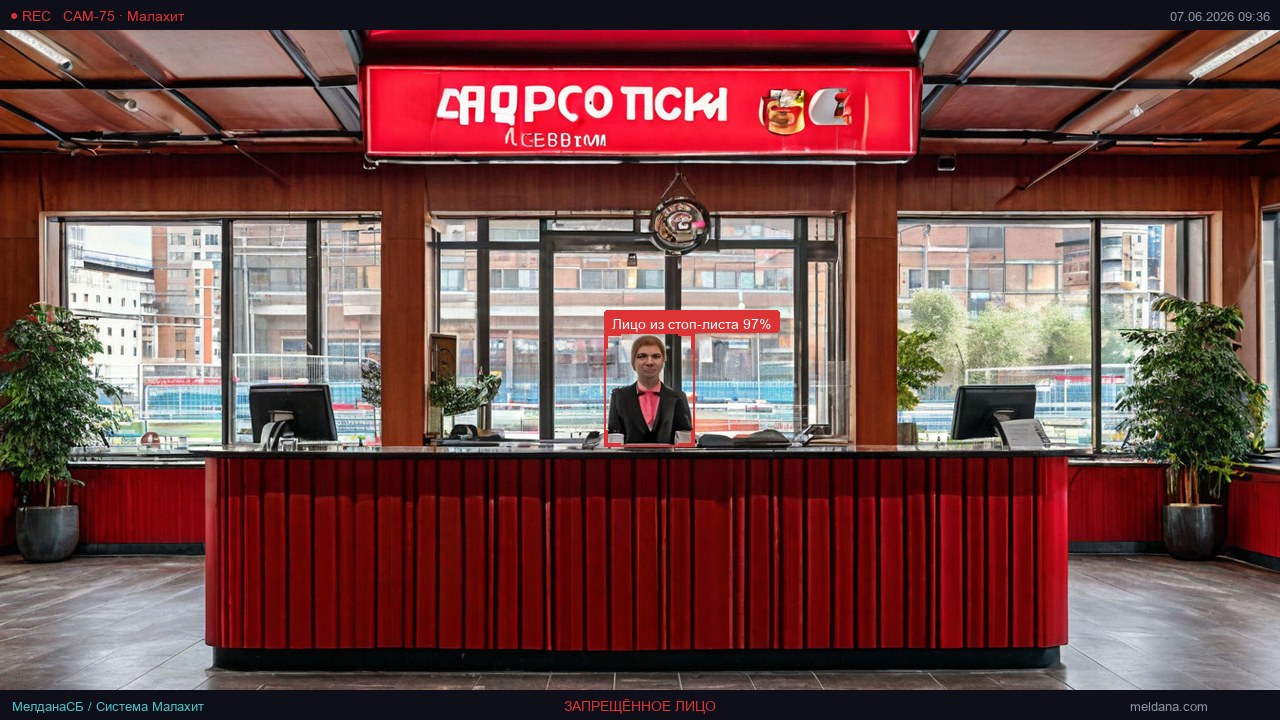 Детекция запрещённых лиц на стадионе в Омске — от 4 200 ₽/стадион/мес