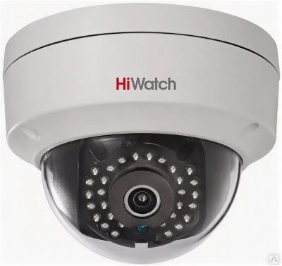 Камера наружного наблюдения IP Hikvision HiWatch DS-I203 (C) 4-4мм цветная корп.:белый 