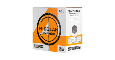 Кабель NIKOLAN F/UTP, 4 пары, Кат.5e, 24 AWG, внутренний, LSZH, 305м/100м, где хх-цвет 