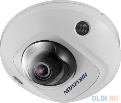 Камера наружного наблюдения IP Hikvision HiWatch DS-I250 6-6мм цветная корп.:белый 