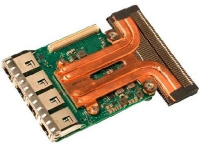 Адаптер Dell 540-BBVC Intel X550 Quad Port 10GbE Base-T rNDC for 14G 