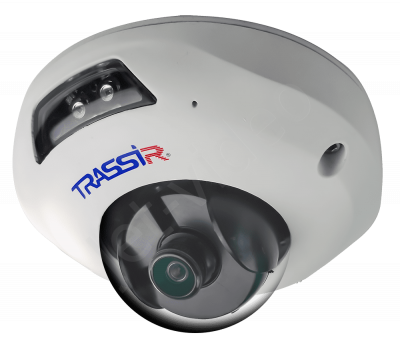 Видеокамера IP Trassir TR-D4111IR1 3.6-3.6мм цветная корп.:белый 